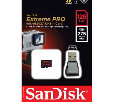 Produktbild SanDisk Extreme PRO microSD UHS-II U3 Kit