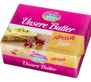 Produktbild Sachsenmilch Unsere Butter streich fein