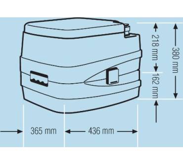 Produktbild La Playa Campingtoilette (Modell 1520)