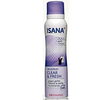 Produktbild Rossmann / Isana Deospray Clear & Fresh Anti-Transpirant