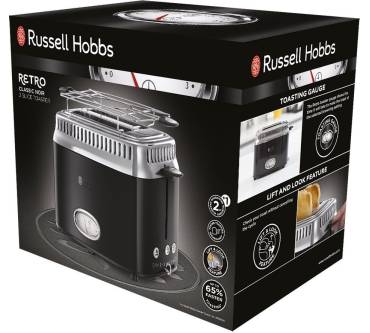 Produktbild Russell Hobbs Retro Classic Noir Toaster 21681-56