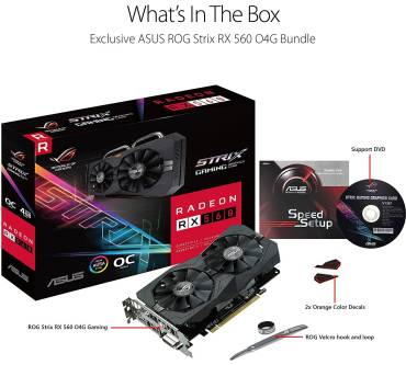 Produktbild Asus ROG-STRIX-RX560-O4G-GAMING