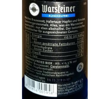 Produktbild Warsteiner Alkoholfrei