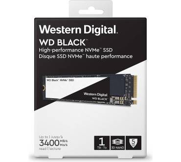 Produktbild Western Digital WD Black NVMe M.2 SSD