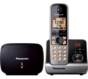 Schnurlostelefon im Test: | gut KX-TG6761 1,4 Panasonic mit Repeater im sehr Paket