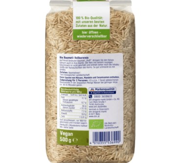 Produktbild dm / Bio Basmati Reis Vollkorn