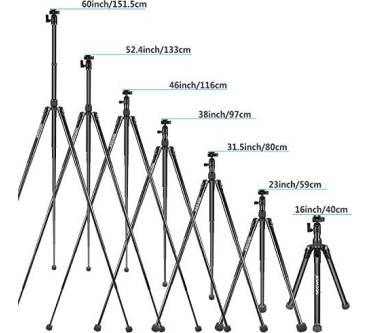 Produktbild Neewer Tragbares Stativ mit ausziehbarer Selfie-Stange