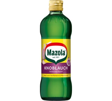 Produktbild Mazola Gewürztes Öl - Knoblauch