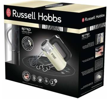 Produktbild Russell Hobbs Retro Ribbon Red Handmixer