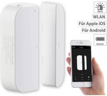 Produktbild Luminea Home Control WLAN-Tür & Fensteralarm