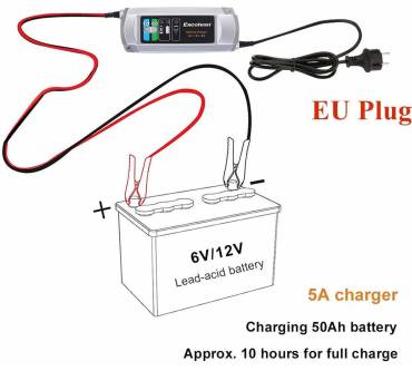 Produktbild Excelvan Batterieladegerät 6V/12V 5 A