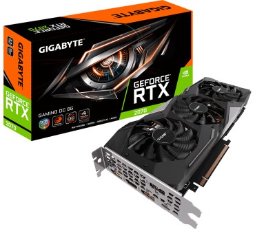 Produktbild GigaByte GeForce RTX 2070 Gaming OC 8G