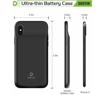 Produktbild Destek Battery Case for iPhone X (3200mAh)