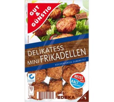 Produktbild Edeka / Gut & Günstig Delikatess Mini Frikadellen