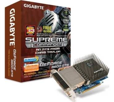 Produktbild GigaByte GeForce 8600GTS Silent Pipe 3 (GV-NX86S256H)