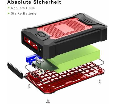 Produktbild Yaber Auto 600A Starthilfe Powerbank