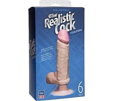 Produktbild Doc Johnson The Realistic Cock Vibrating 6 Inch