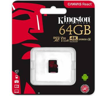 Produktbild Kingston microSDXC Canvas React SDCR