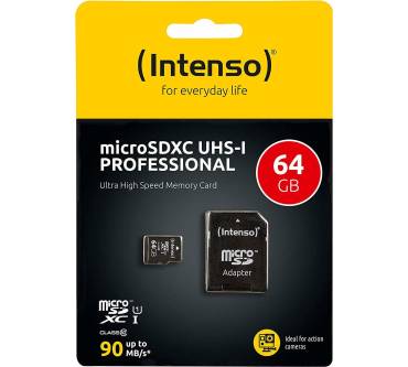 Produktbild Intenso Professional MicroSD UHS-1 Kit