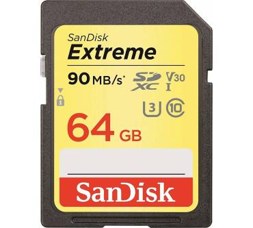 Produktbild SanDisk Extreme SDXC UHS-1 U3 V30 Class 10 (64 GB)