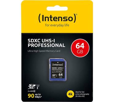 Produktbild Intenso Professional SDXC UHS-1 U1 Ultra