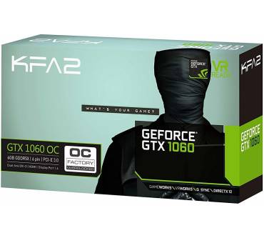 Produktbild KFA2 GeForce GTX 1060 OC 6GB GDDR5X