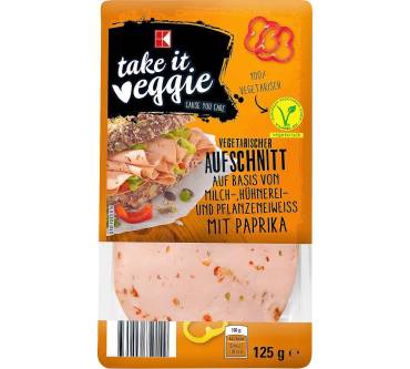 Produktbild Kaufland / Take It Veggie Vegetarischer Aufschnitt mit Paprika