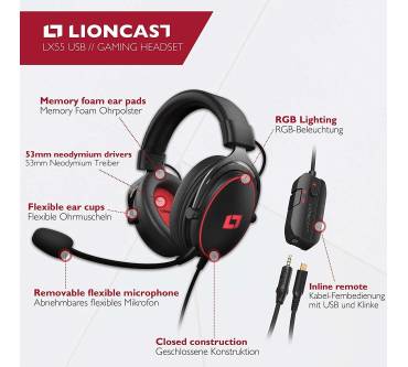 Produktbild Lioncast LX55 USB RGB