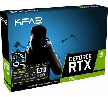 Produktbild KFA2 GeForce RTX 2080 EX (1-Click OC)