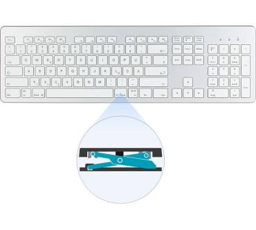 Produktbild GeneralKeys iMac Tastatur (für Apple macOS mit Bluetooth)