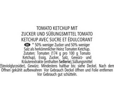 Produktbild Heinz Tomato Ketchup 50% weniger Zucker & Salz