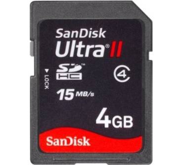 Produktbild SanDisk SDHC Ultra II Klasse 2 (4 GB)