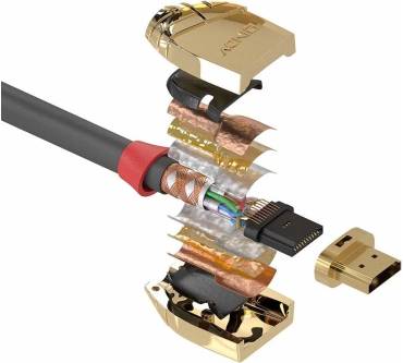 Produktbild Lindy Standard HDMI Kabel, Gold Line (10 m)