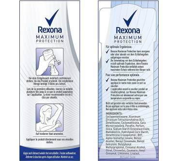 Produktbild Rexona Maximum Protection Anti-Transpirant Creme Clean Scent