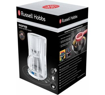 Produktbild Russell Hobbs Inspire Black Digitale Glas-Kaffeemaschine 24391-56