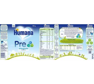 Produktbild Humana Anfangsmilch Pre