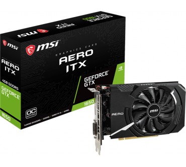 Produktbild MSI GeForce GTX 1650 Aero ITX 4G OC