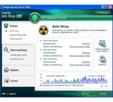 Produktbild Kaspersky Lab Anti Virus 2009 8.0.0.357