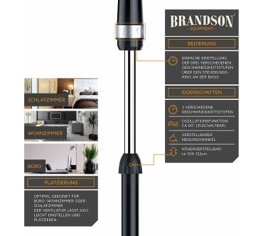 Produktbild Brandson Standventilator Basic