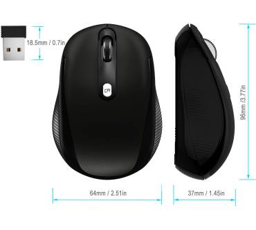 Produktbild JETech 2.4G Wireless Mouse (J0775)