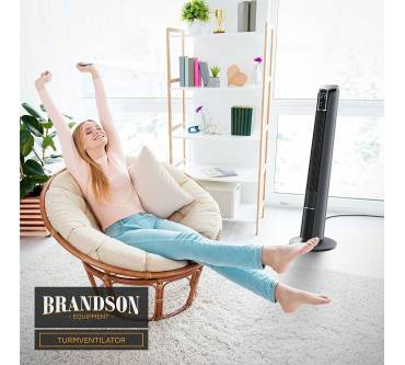 Produktbild Brandson Turmventilator mit Fernbedienung (108 cm)