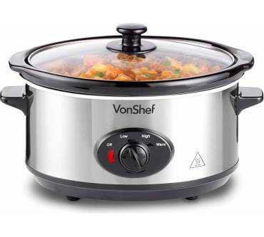 Produktbild VonShef Slow Cooker 3,5 Liter