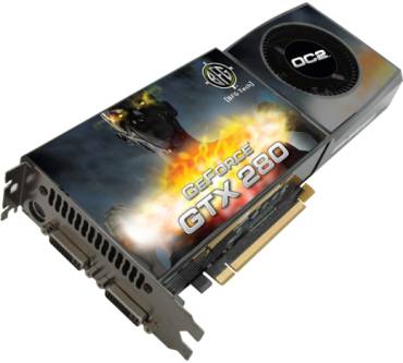 Produktbild BFG Tech GeForce GTX 280 OC2 1GB PCIe 2.0