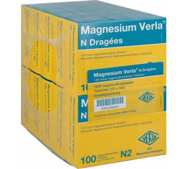 Produktbild Verla Magnesium Verla N Dragees