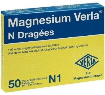 Produktbild Verla Magnesium Verla N Dragees