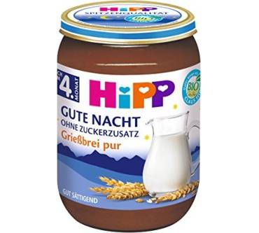 Produktbild HiPP Gute Nacht Grießbrei Pur Bio