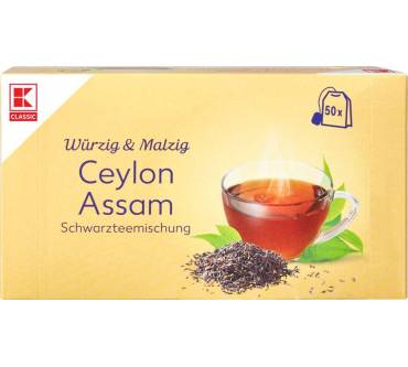 Produktbild Kaufland / K-Classic Schwarzer Tee Ceylon Assam