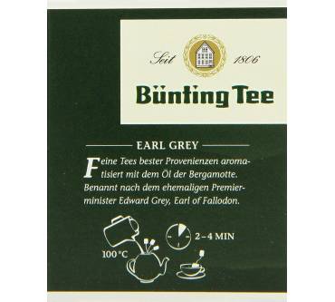 Produktbild Bünting Earl Grey, Beutel