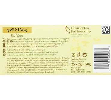 Produktbild Twinings Earl Grey, Beutel