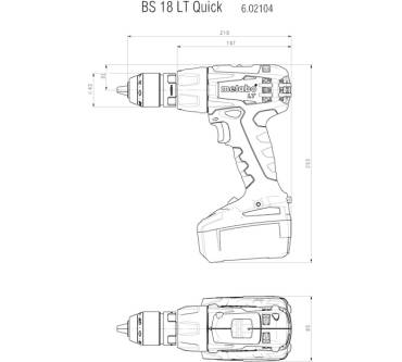 Produktbild Metabo BS 18 LT Quick